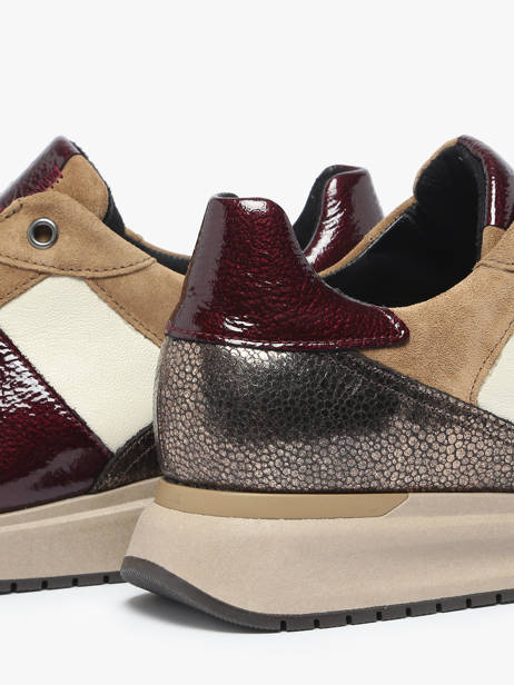 Sneakers Uit Leder Gabor Bruin accessoires 20 ander zicht 2